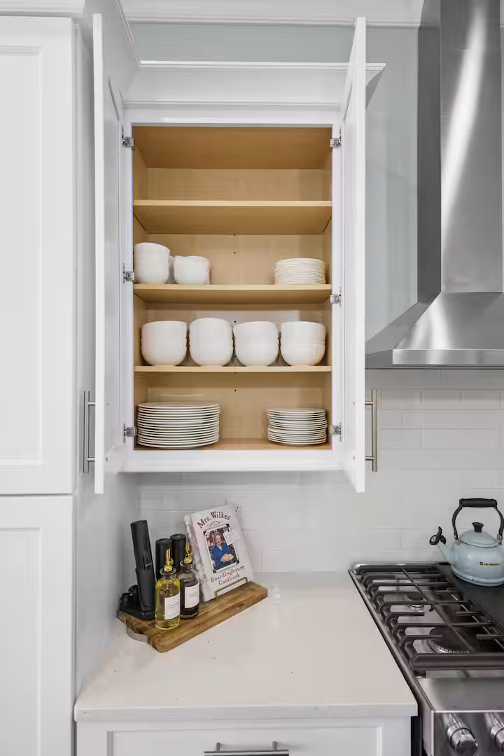 Fully stocked kitchen with premium appliances at 405 Port Street Savannah